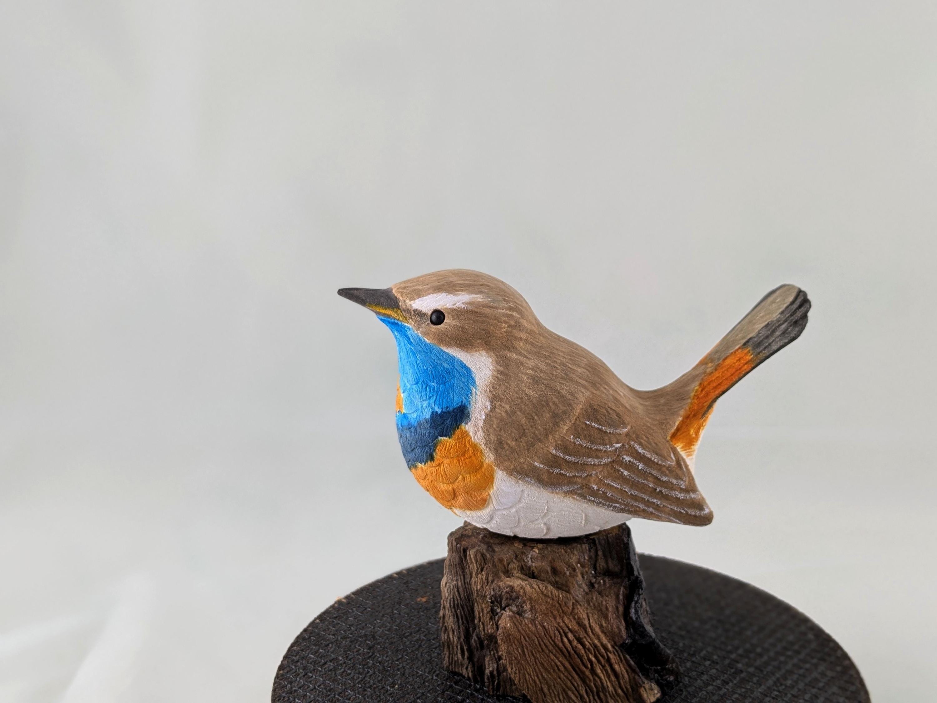 鳥の置物 アートオブジェ 鳥の彫刻 開運 癒し 木製彫刻 木彫りの置物 インコ 鳥 雀 鳥の木製置物