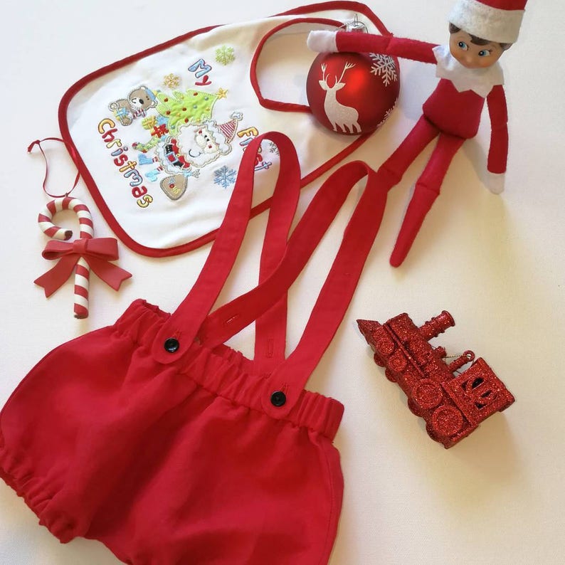 Christmas Heirloom Boy Bloomer Set main image 1