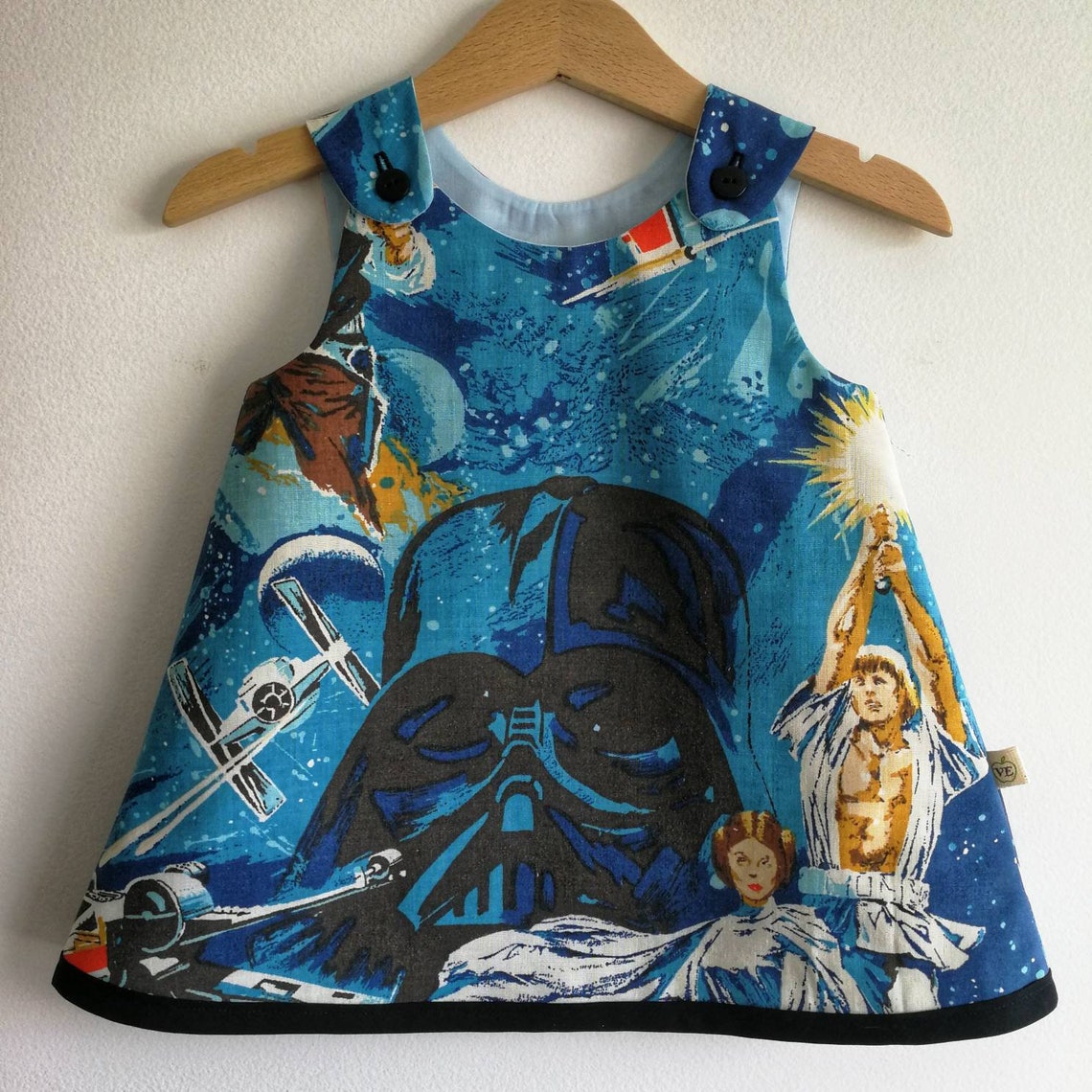 Girl Baby Toddler Dress Star Wars A Line Dress Etsy