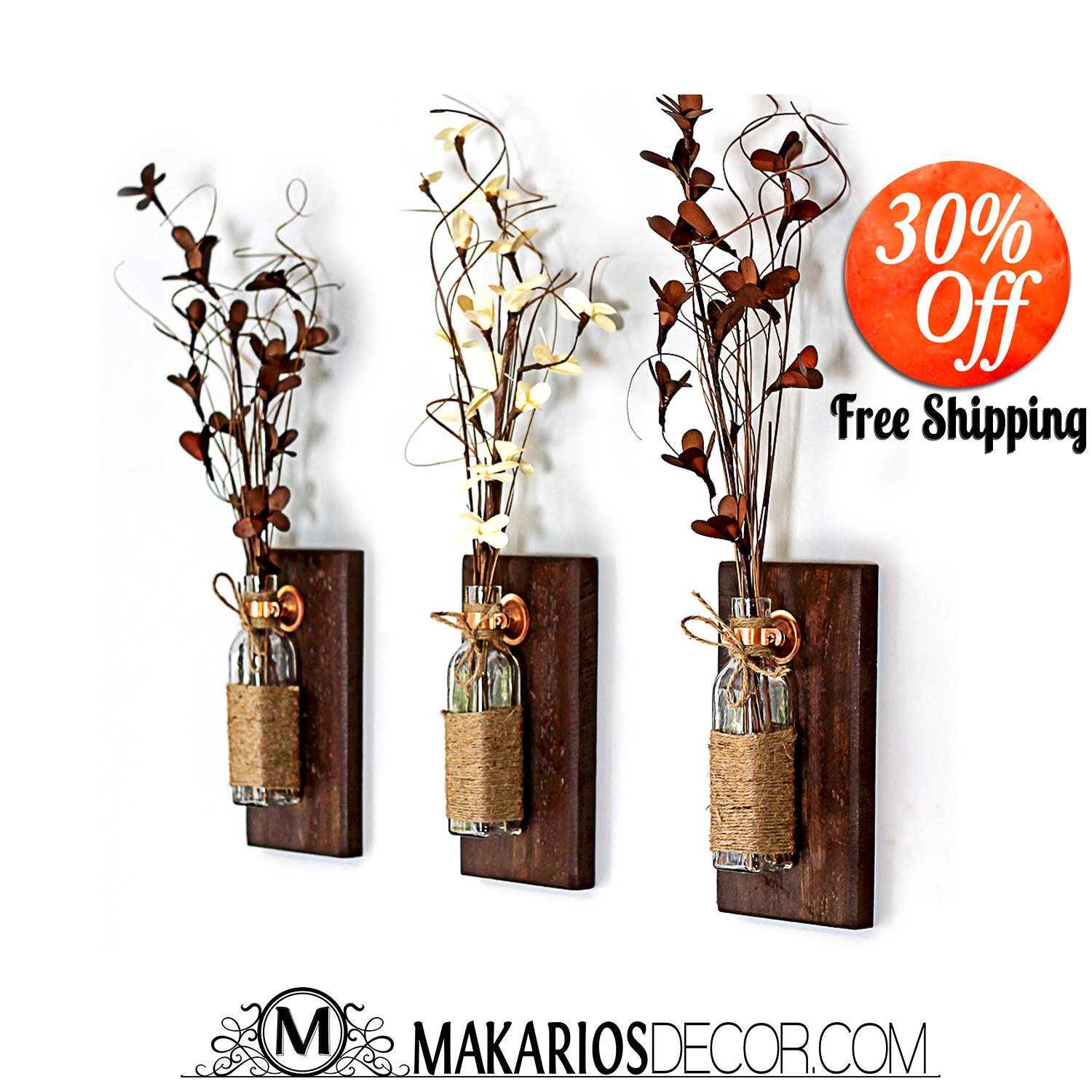 Wall Decor Wall Hangings Wall Vase Hanging Vase Wall Etsy