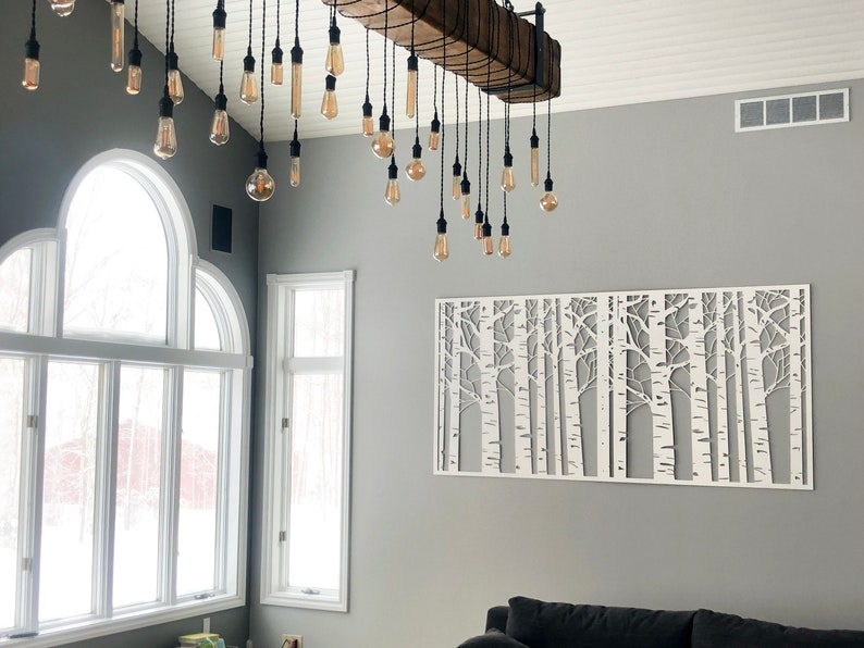 Tree Wall Decor.wood Wall Art.birch Tree Art.unique Wall Decor Etsy