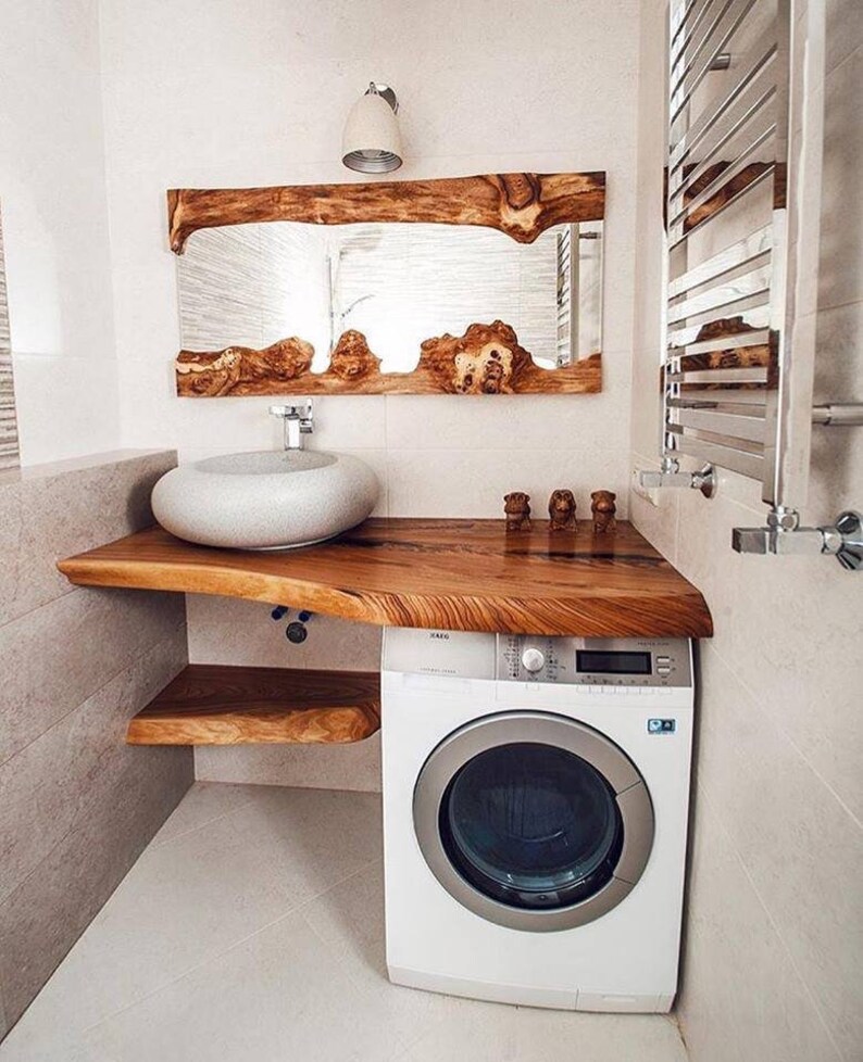 Bathroom Vanity.Live Edge.live edge slab.live edge table.live image 4