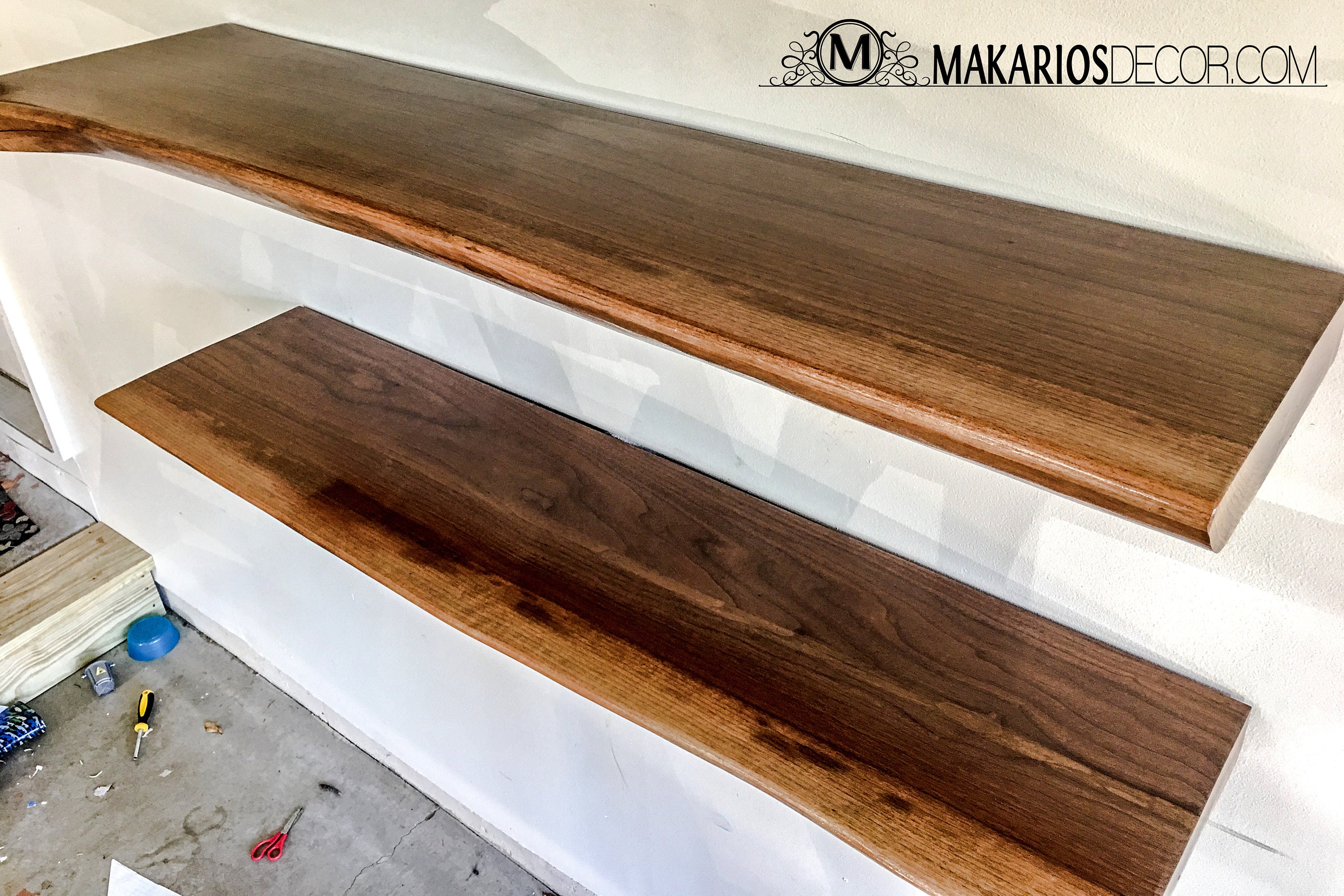 Rough sawn.wood slab.hanging shelf.large wood plank.cedar Etsy