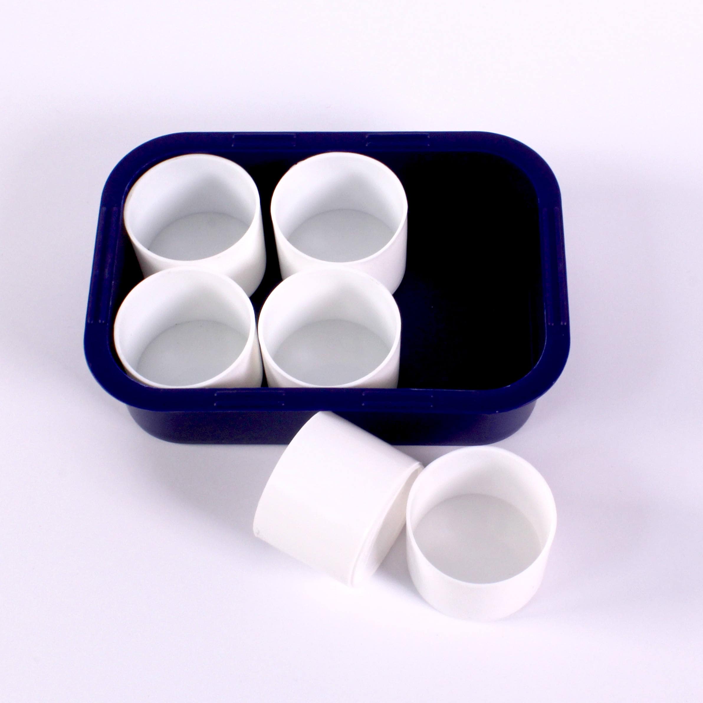 Plastic Paint Mixing Tray With 6 White Painting Pots Wells Etsy UK