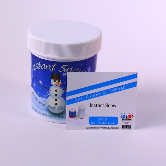 Instant Snow Powder Non Toxic Fake for Christmas Scenes 100g of