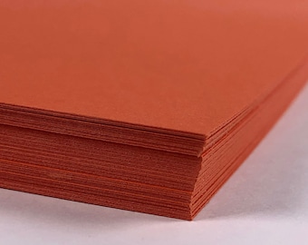 Orange A5 Craft Card, 160gsm, 50 Sheets.