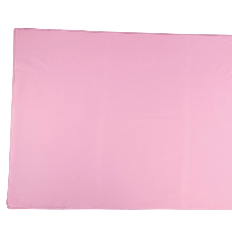 May include: A solid pink fabric swatch. The fabric is smooth and appears to be a light, soft material.