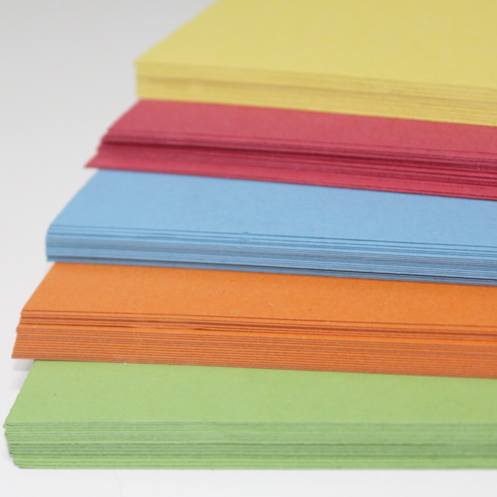 Recycled A4 Brite Card 285gsm Five Bright Colour Craft Card Etsy