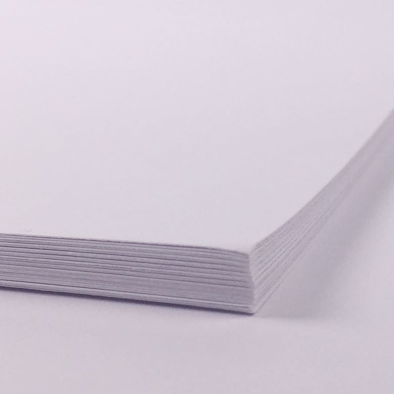A4 Thick White Craft Card 400gsm Art Card 25 Sheets Cardstock Etsy