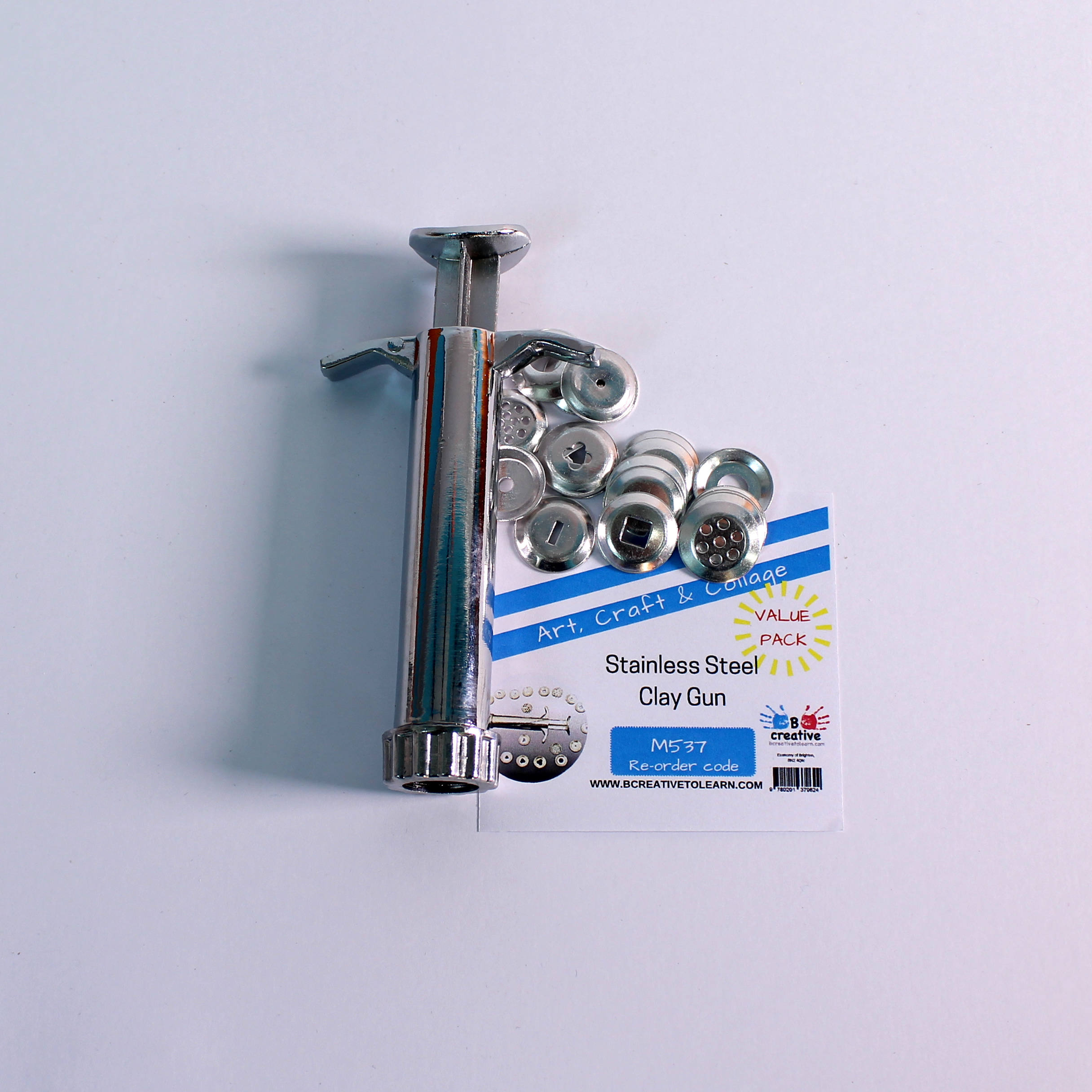 Stainless Steel Clay Extruder Gun With 18 Varied Discs Etsy UK