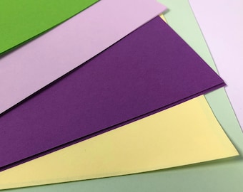 A4 Easter Spring Paper Pack 5 Pastel Colours 35 Sheets.