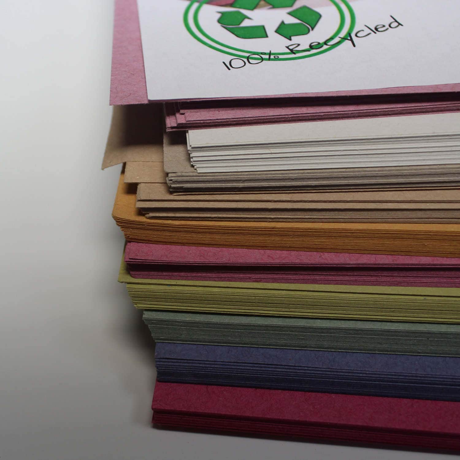 Recycled A3 Ten Bright Colour Sugar Paper 100gsm Large Sheet Assorted  Colour Construction Craft Paper Stock Choose Quantity 