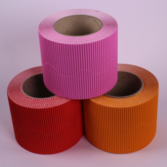 Festival Bright Coloured Wall Display Board Border Corrugated Etsy