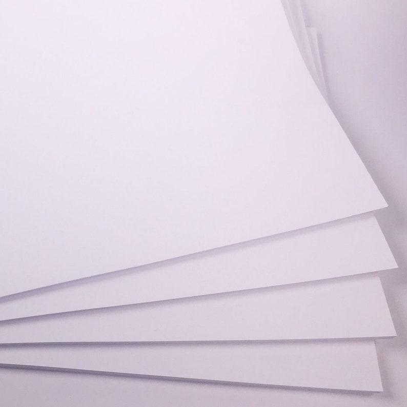 A3 Bright White 300gsm Cardstock: 15 Sheet Crafting Card image 1