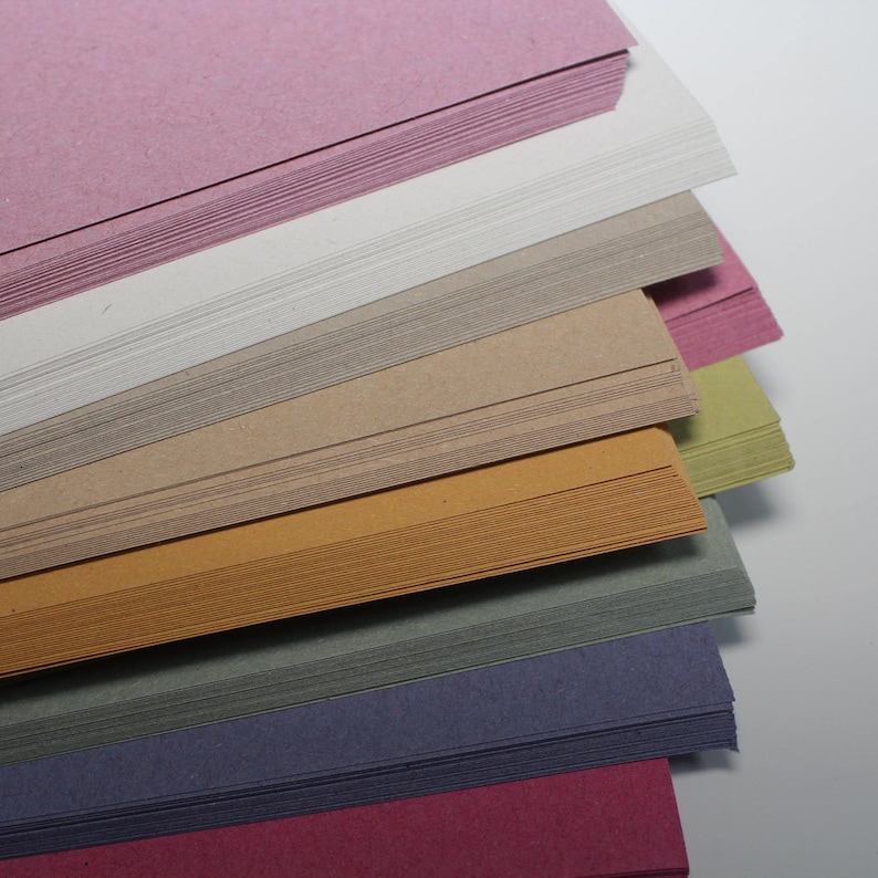 Recycled A2 Ten Pastel Colour Sugar Paper 100gsm Large Sheet Etsy UK
