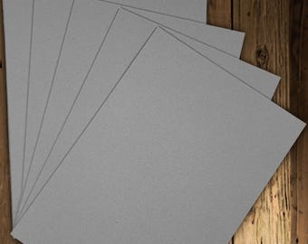 Greyboard Sheets: 1.5mm Thick Card Stock for Bookbinding & Modeling.