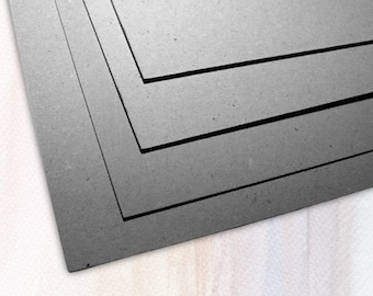 A4 Greyboard Sheets, 1000 Micron Recycled Card, Mounting & Modeling Boards.