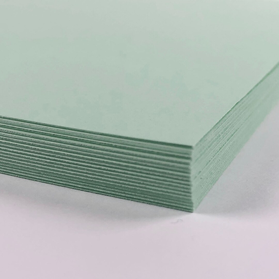 Light Green Card A4 50 Sheets Mint Green Card 160gsm Coloured A4