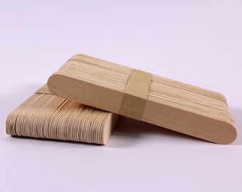 Lolly Sticks Giant Wooden Ice  for Kids Art & Crafts Jumbo Popsicle Sticks.
