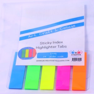 Page Markers, Neon Sticky Tabs Index Flags image 2