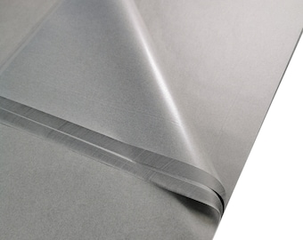 Silver Grey Tissue Paper Sheets, Large Acid-Free Gift Wrap.