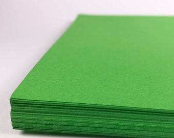 A4 Green Card 50 Sheets Dark Green Card 160gsm Coloured A4 Printer Photocopier Coloured Card Sheets