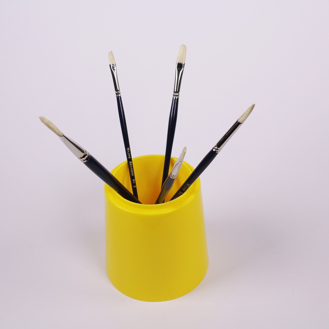 Stiff Bristle Hog Paint Brush Assorted Set of Art Brushes Pack Etsy