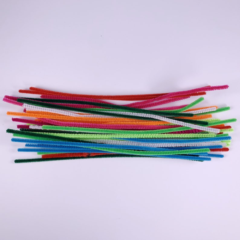 Pipe Cleaners Long Multi Coloured Effect Classpack 250 Pack Etsy UK