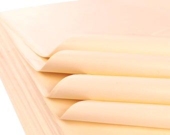 Cream Acid-Free Tissue Paper Sheets (70x50cm) - Gift Wrap, Craft Paper.