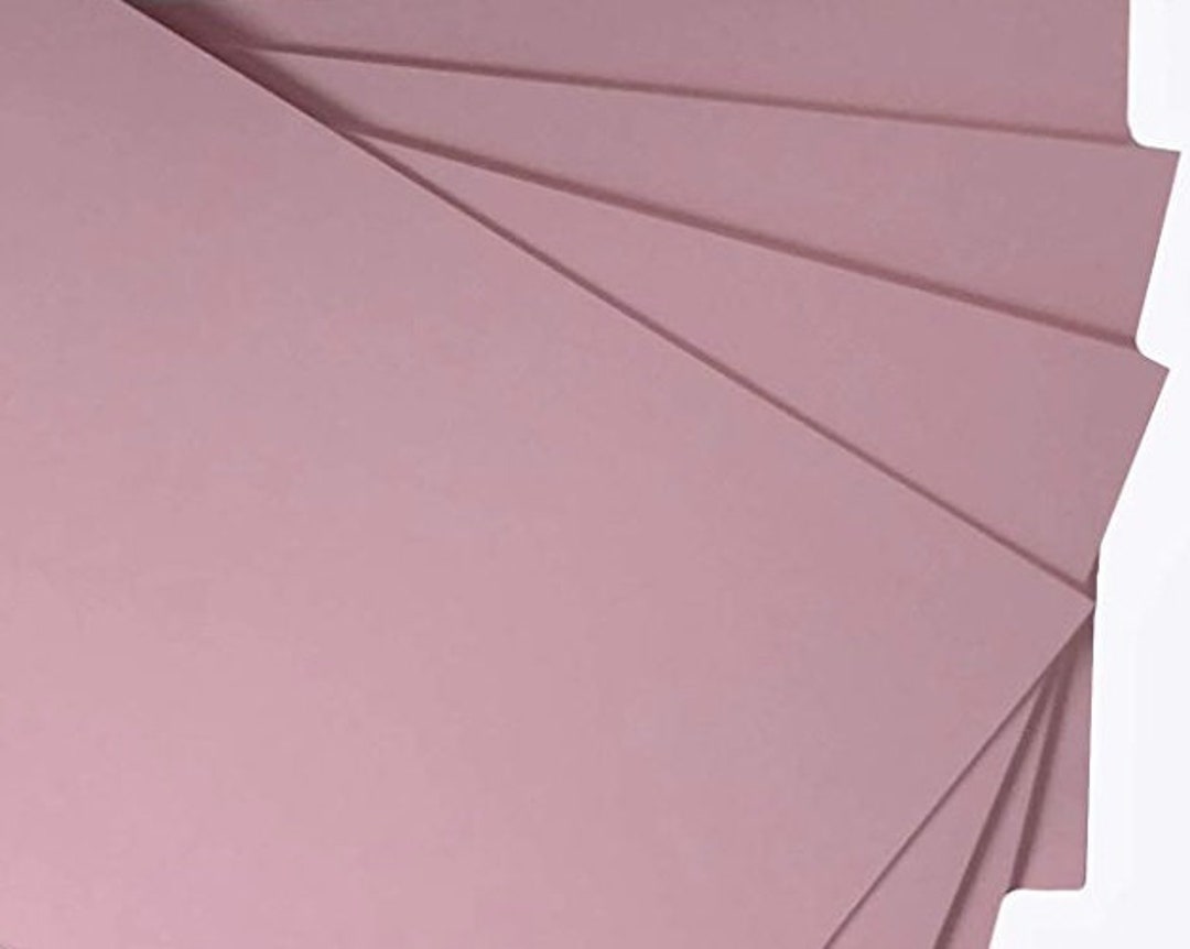 A4 Baby Pink Card 10 Sheets Pink Craft Card 160gsm A4 Coloured Printer ...