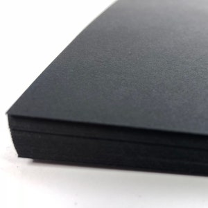 A4 Black Card 50 Sheets 160gsm Black Coloured A4 Printer Photocopier Coloured Card Sheets