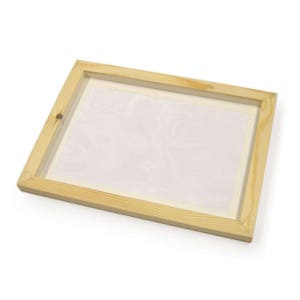 A4 Screen Printing Wooden Frame with Mesh Screen for Print Making