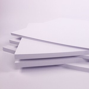 A4 White Craft Card, 250gsm, 50 Sheets. bild 2