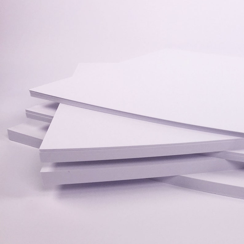 A4 White Craft Card, 250gsm, 50 Sheets. bild 2