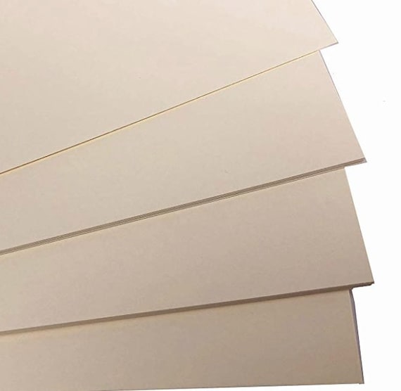 IVORY CREAM A4 Coloured Craft Card 160g X 100 Sheets