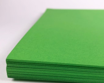 SRA2 Green Cardstock, Large Craft Card, 160gsm (10 Sheets)