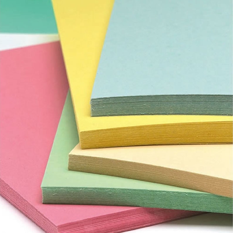 A4 Assorted Pastel Coloured Card 220gsm Pack of 30