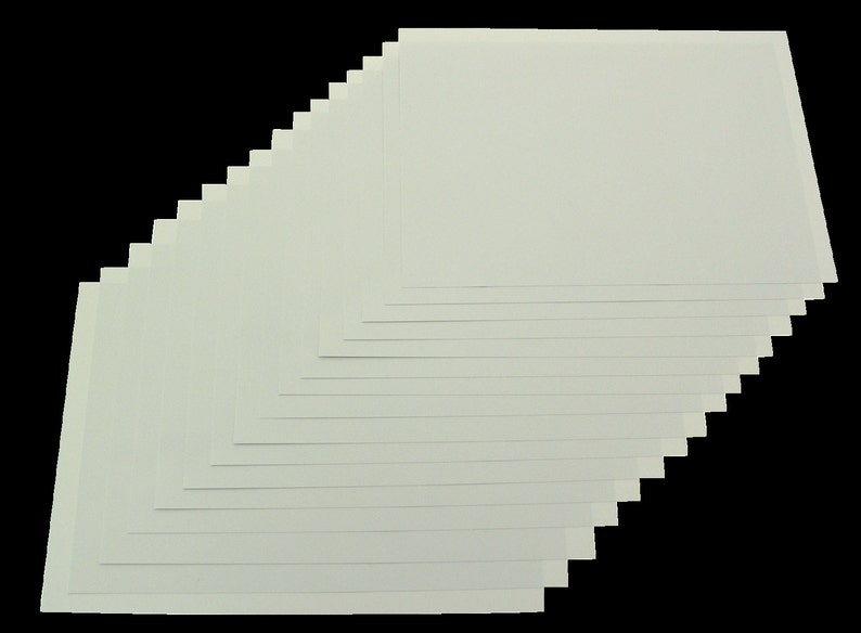 A4 White Card 100 Sheets Bright White 180gsm 230 Micron Thin Craft Card Printer 