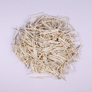 Cerillas sin cabeza para manualidades, cerillas de madera, colores naturales, 1000 piezas