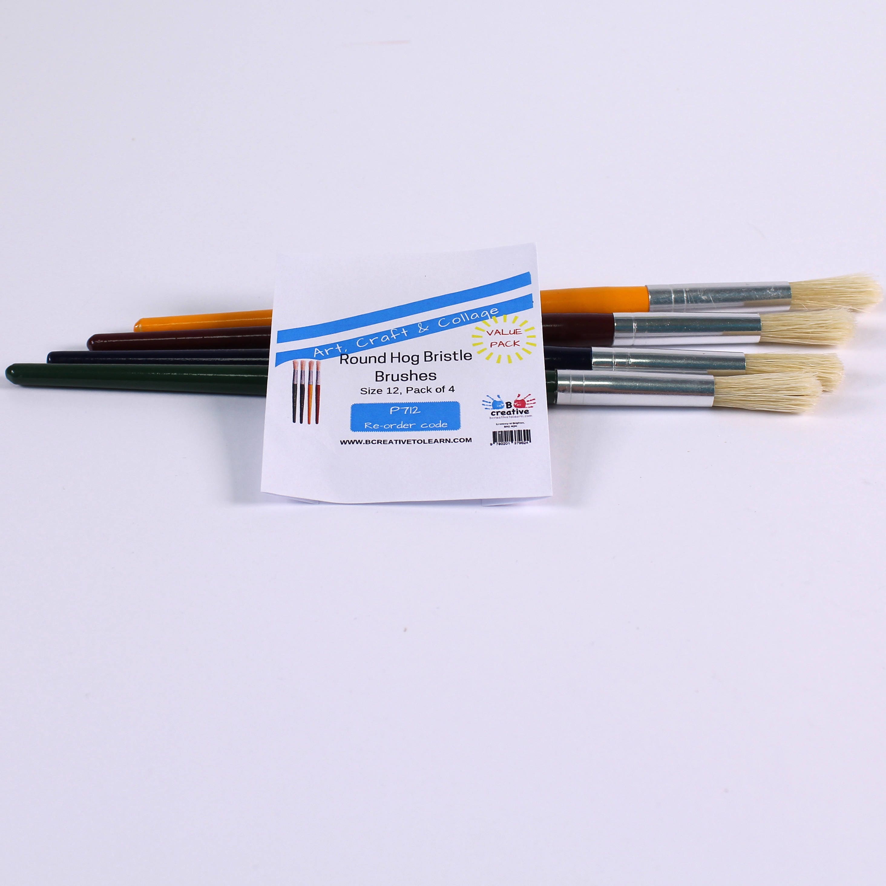 Buy Short Handled Paint Brush Easy Hold Hog Bristle Round Tip Applicator  Brushes Online in India 
