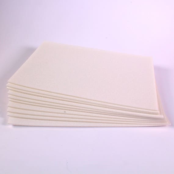 Safeprint A4 White Foam Sheets Art & Printing Alternative to Lino