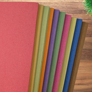 A4 Sugar Paper Bright Colour Recycled Ten 100gsm Assorted Colour Construction Craft Paper Stock. image 4