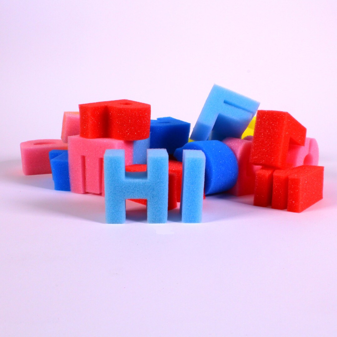 Painting Sponges Alphabet Uppercase Letters Kids Art & Craft Set of 26