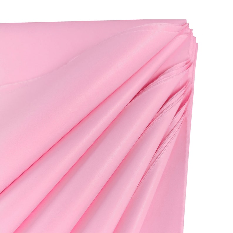 Pastel Pink Tissue Paper Sheets, Large Acid-Free Gift Wrap. image 2