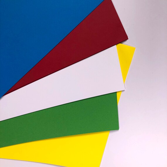A4 Yellow Colour Coloured Card 160gsm Copier Cardmaking Ream Sheet 210mm x 297mm