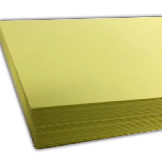 SRA2 Large Yellow Card Coloured Display Card Bright Yellow - View #8