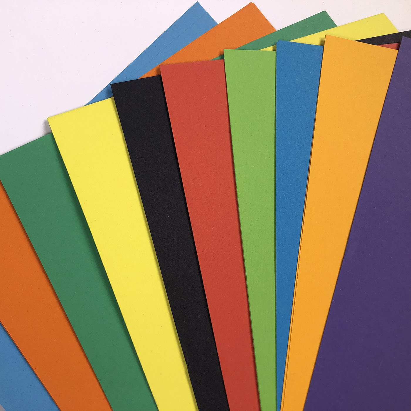 A4 Mixed Coloured Card Intensive Colour Mix 20 Sheets 180gsm