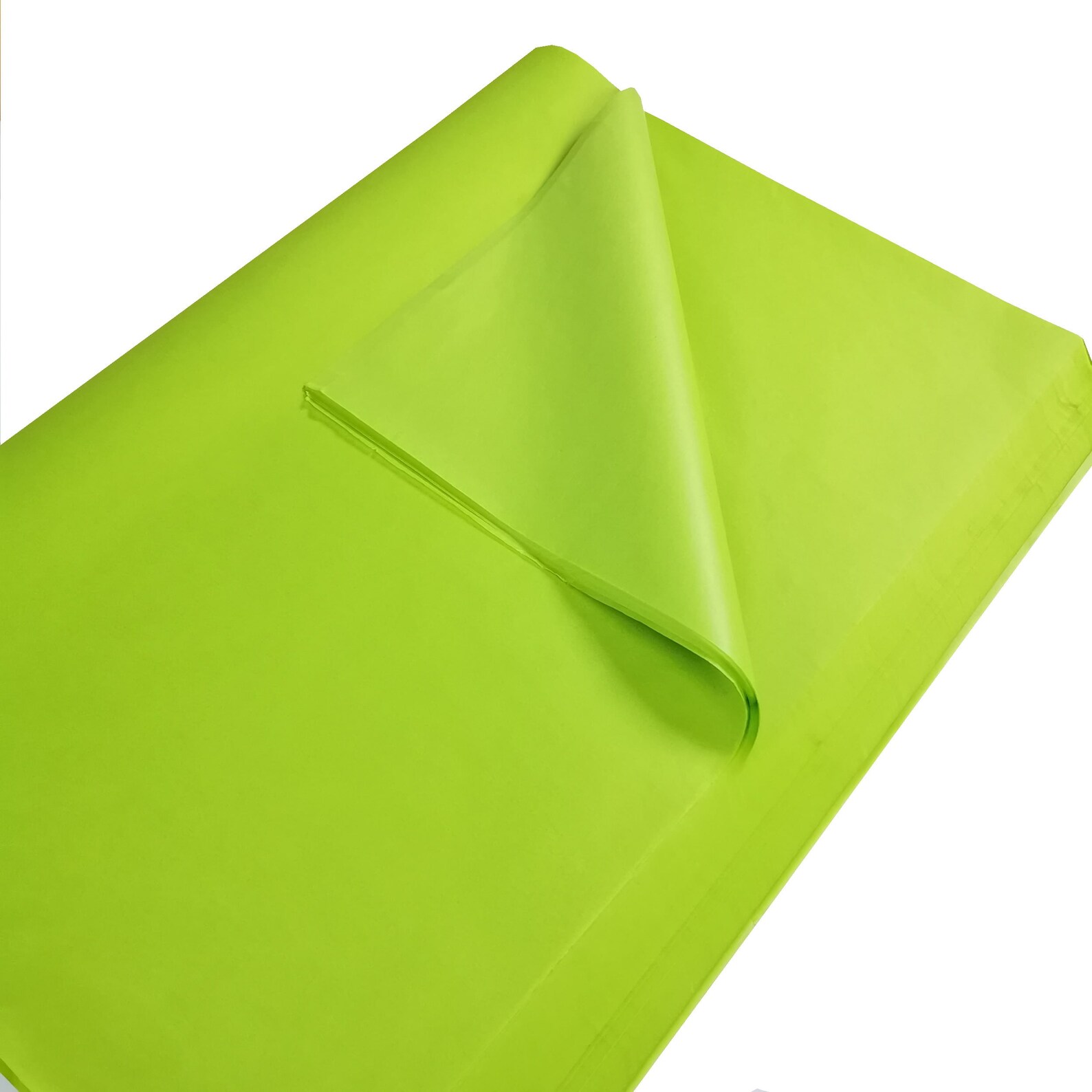 Lime Green Tissue Paper Sheets for Wrapping Large Light Green Etsy