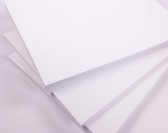 A4 White Card 180gsm 230micron Smooth Art Card for Crafting Craft Printing Copying.