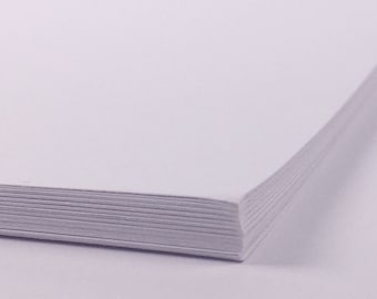 SRA2 White Card Stock: 160gsm, Poster Mounting, Craft Card (10 Sheets)